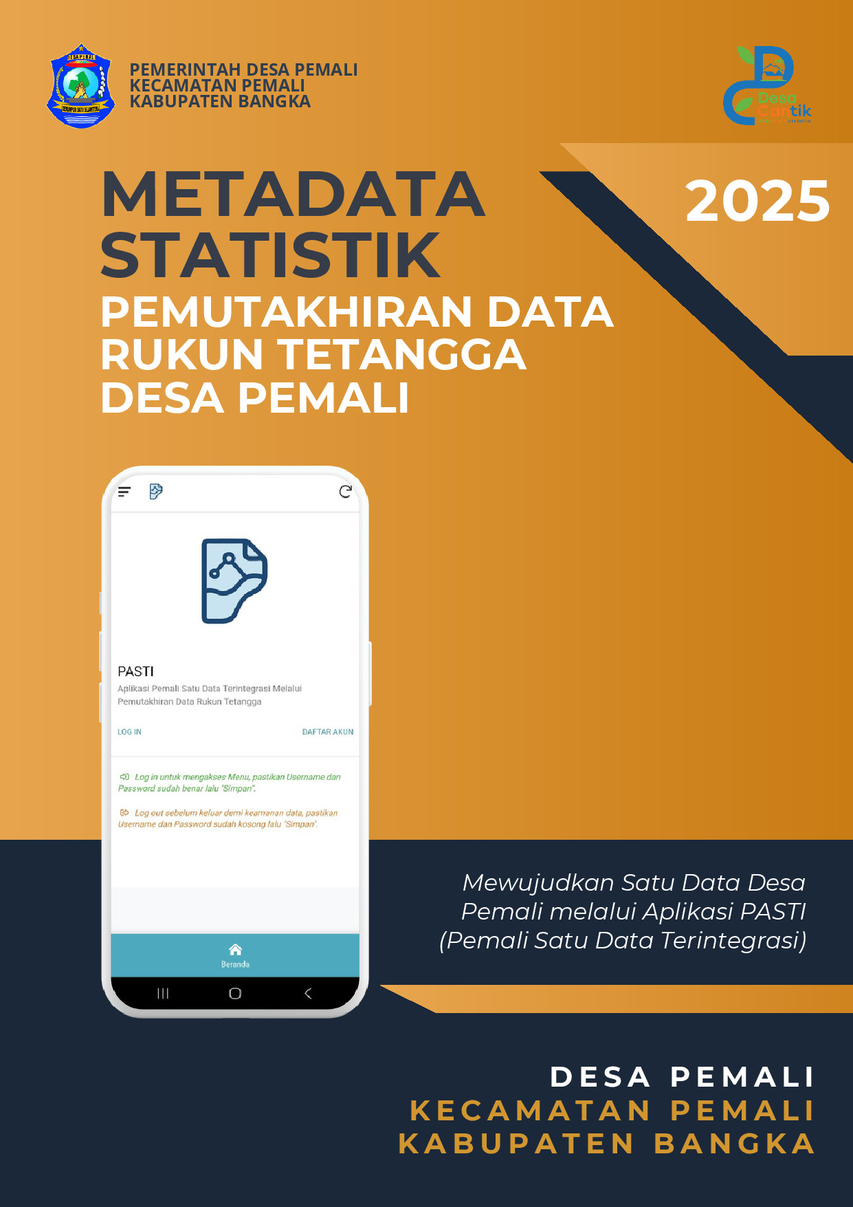 Cover Metadata Statistik Pemutakhiran Data Rukun Tetangga 2025