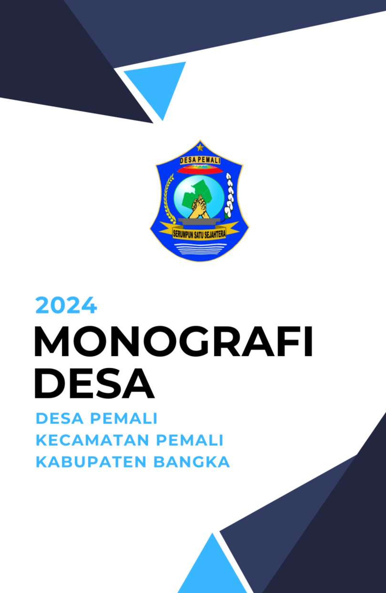Cover Monografi Desa Pemali Tahun 2024